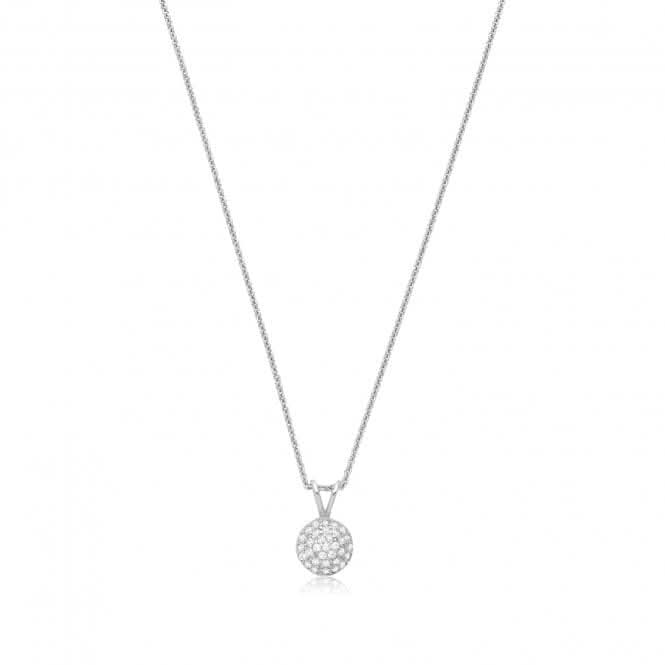 Acotis Silver Necklace Zirconia G3352