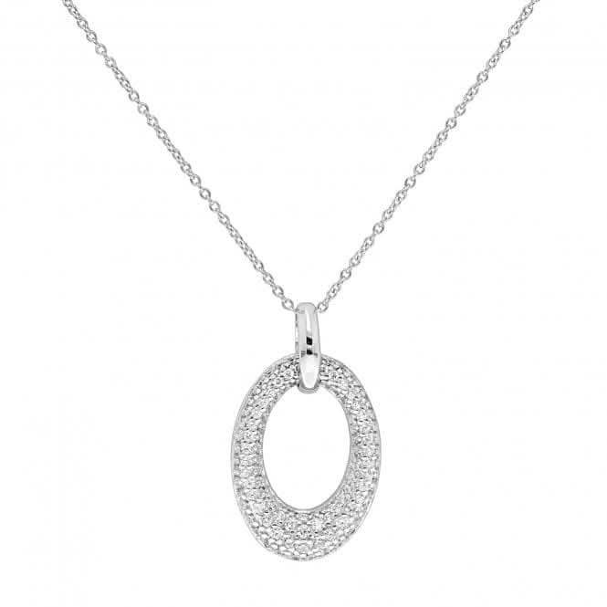 Acotis Silver Necklace Zirconia G3355