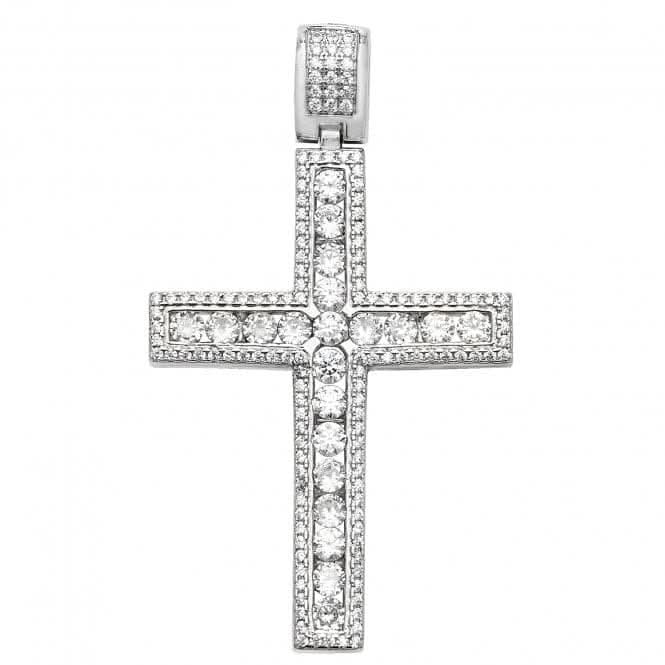 Acotis Silver Pendant with Zirconia Stones G6995