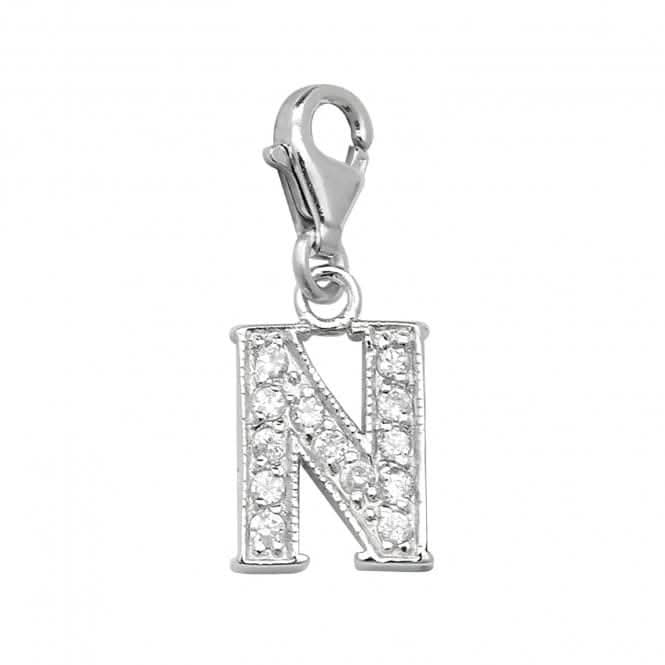 Acotis Silver Pendant Zirconia Initial G6282/N