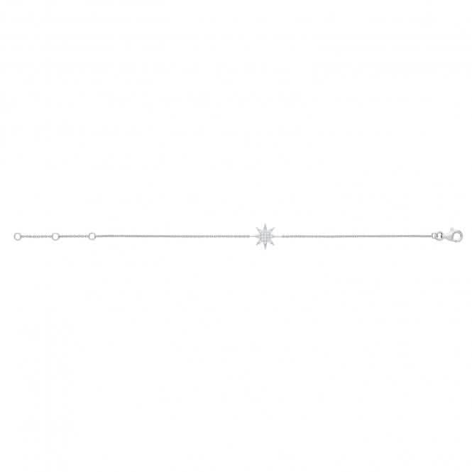 Acotis Silver Bracelet Zirconia Star G3360B