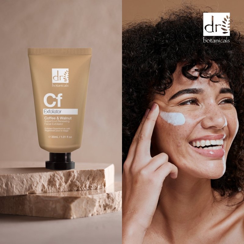 Coffee Superfood Renewing Facial Exfoliator with Physical & Chemical Exfoliation