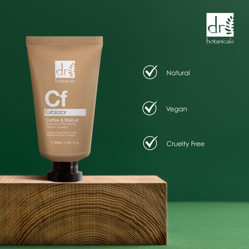 Coffee Superfood Renewing Facial Exfoliator with Physical & Chemical Exfoliation