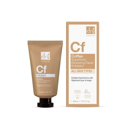 Coffee Superfood Renewing Facial Exfoliator with Physical & Chemical Exfoliation