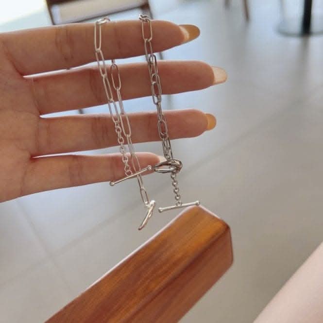 Sterling Silver Rhodium Plated Link Bracelet ERLB015