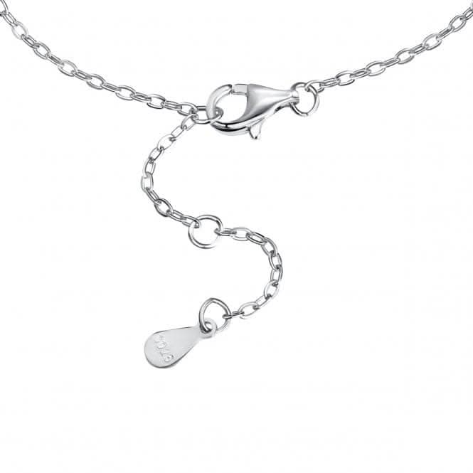 Sterling Silver Rhodium Plated Sparkling Zirconia Evil Eye Bracelet ERLB053